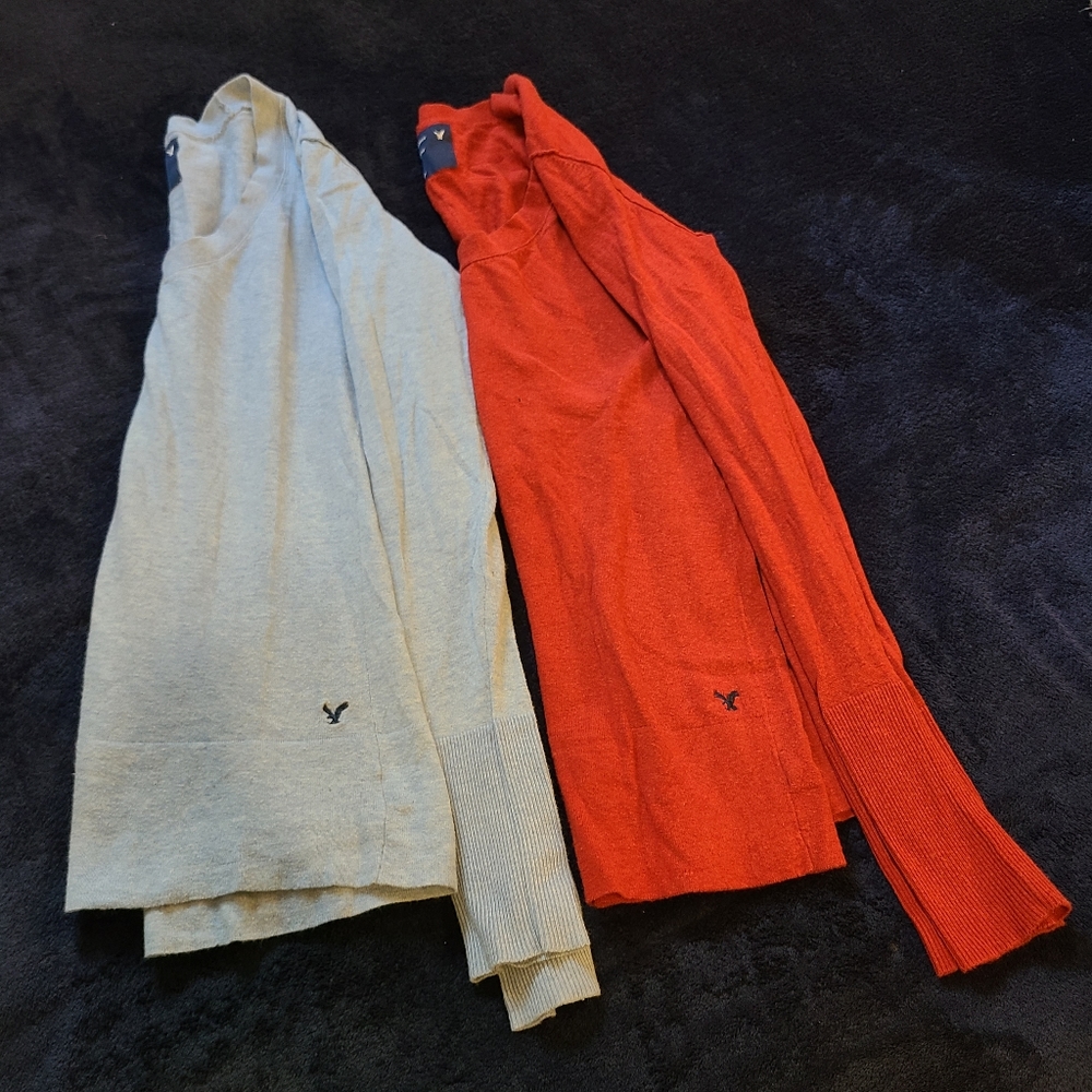 Cotton-Wool scoop neck AE sweater bundle